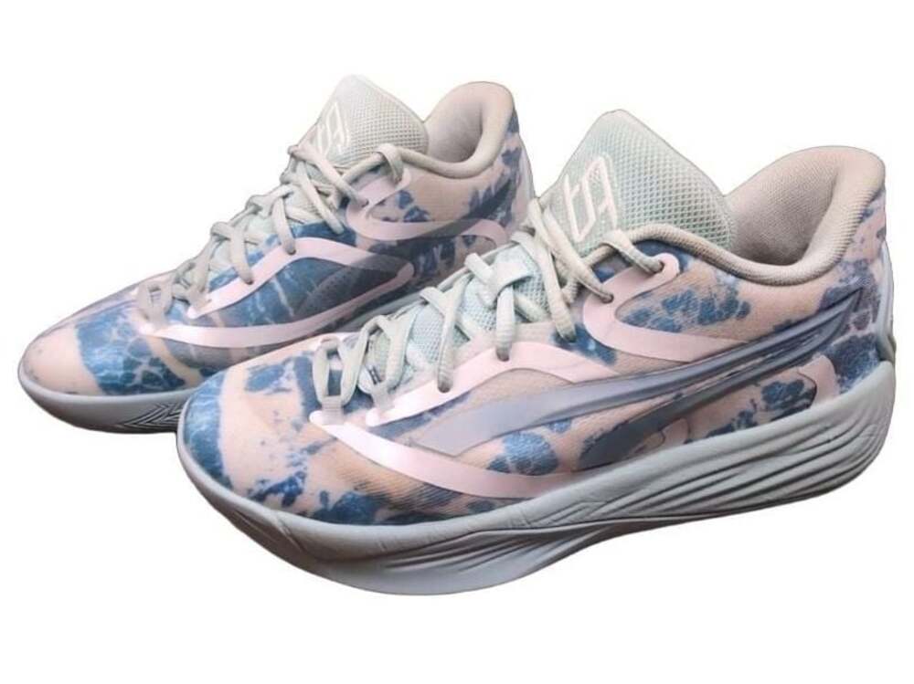 PUMA Stewie 2 Water Women's Basketball Shoe Aqua Blue Tie Dye 7.5W/6Y